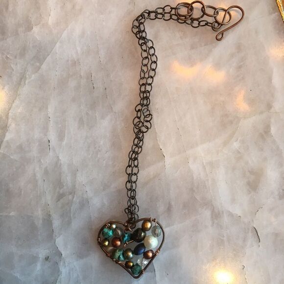 COPPERĀ HEARTāNecklace!ā - Picture 6 of 7